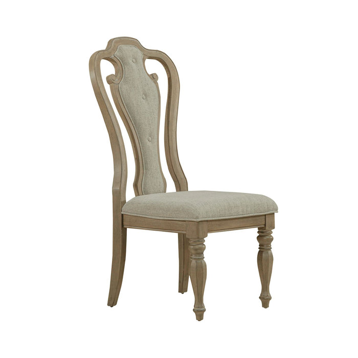 Magnolia Manor Splat Back Uph Side Chair (RTA) - Discount Furniture World (Burlington,NC)