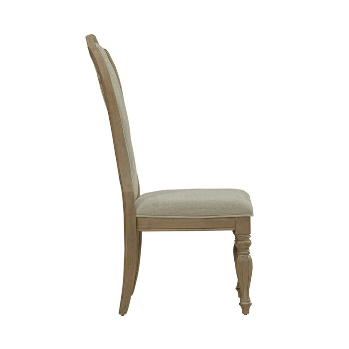Magnolia Manor Splat Back Uph Side Chair (RTA) - Discount Furniture World (Burlington,NC)