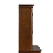 Brayton Manor Jr Executive Credenza Hutch in Cognac - Discount Furniture World (Burlington,NC)