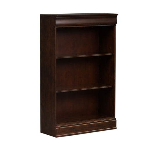 Brayton Manor Jr Executive 48 Inch Bookcase (RTA) in Cognac - Discount Furniture World (Burlington,NC)