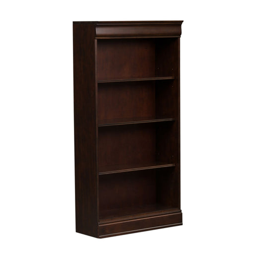 Brayton Manor Jr Executive 60 Inch Bookcase (RTA) in Cognac - Discount Furniture World (Burlington,NC)