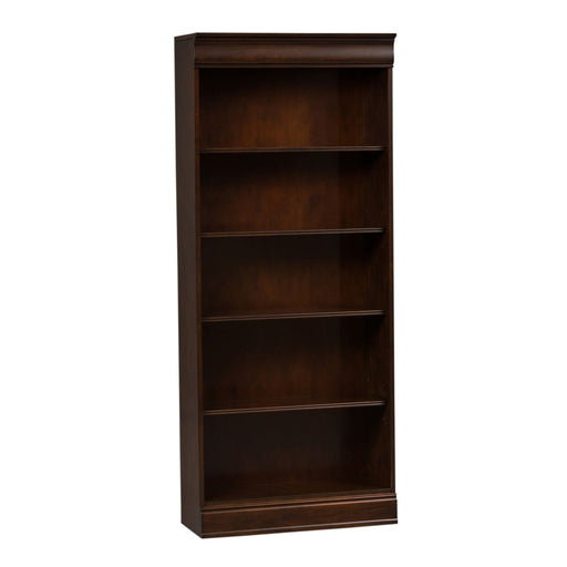 Brayton Manor Jr Executive 72 Inch Bookcase (RTA) in Cognac - Discount Furniture World (Burlington,NC)