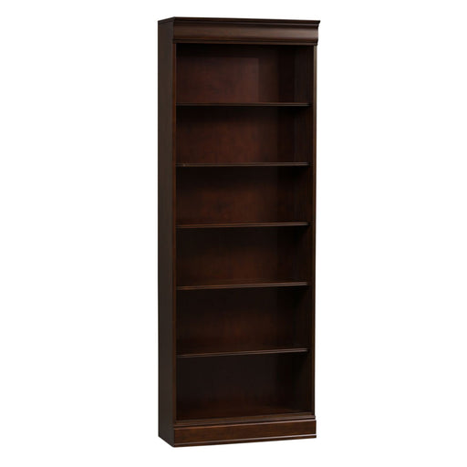 Brayton Manor Jr Executive 82 Inch Bookcase (RTA) in Cognac - Discount Furniture World (Burlington,NC)