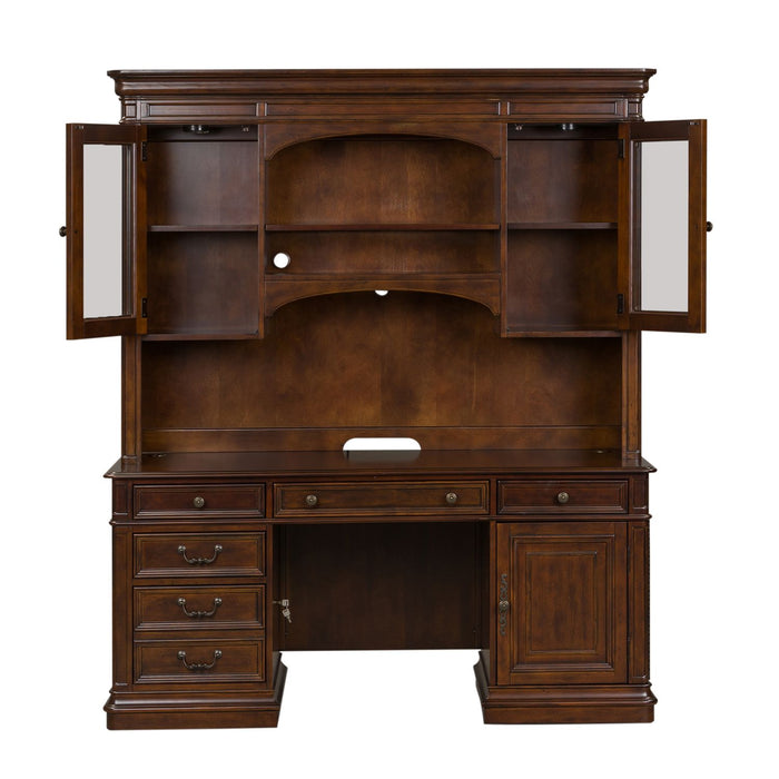 Brayton Manor Jr Executive Credenza Set - Discount Furniture World (Burlington,NC)