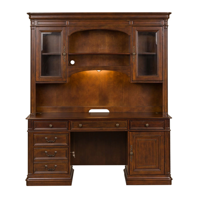 Brayton Manor Jr Executive Credenza Set - Discount Furniture World (Burlington,NC)