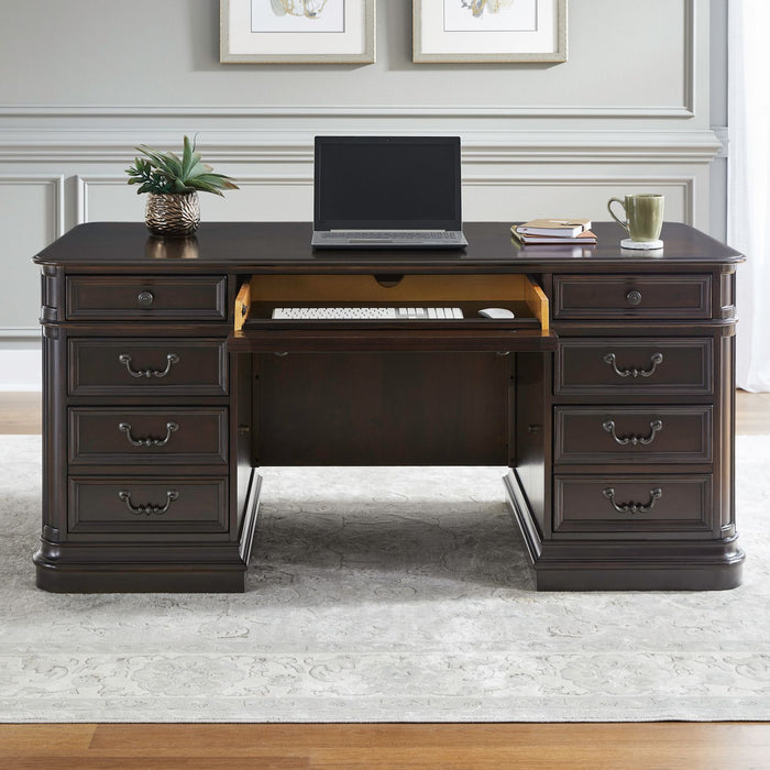 Brayton Manor Jr Executive Desk - Discount Furniture World (Burlington,NC)