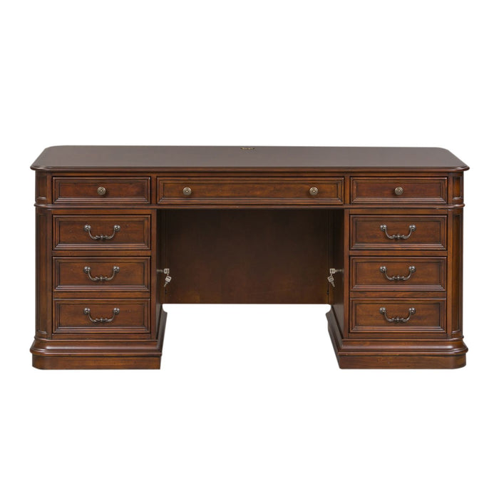 Brayton Manor Jr Executive Desk - Discount Furniture World (Burlington,NC)