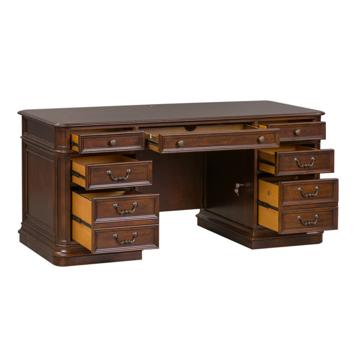 Brayton Manor Jr Executive Desk - Discount Furniture World (Burlington,NC)