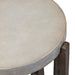 Cascade Chair Side Table in Wire Brush Rustic Brown - Discount Furniture World (Burlington,NC)