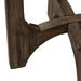 Cascade Chair Side Table in Wire Brush Rustic Brown - Discount Furniture World (Burlington,NC)