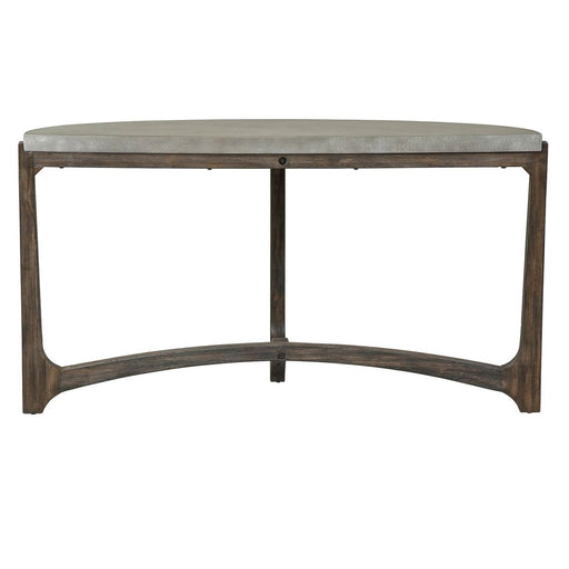 Liberty Furniture Cascade Sofa Table in Wire Brush Rustic Brown image