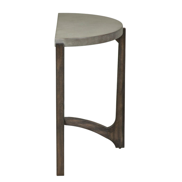 Cascade Sofa Table in Wire Brush Rustic Brown - Discount Furniture World (Burlington,NC)
