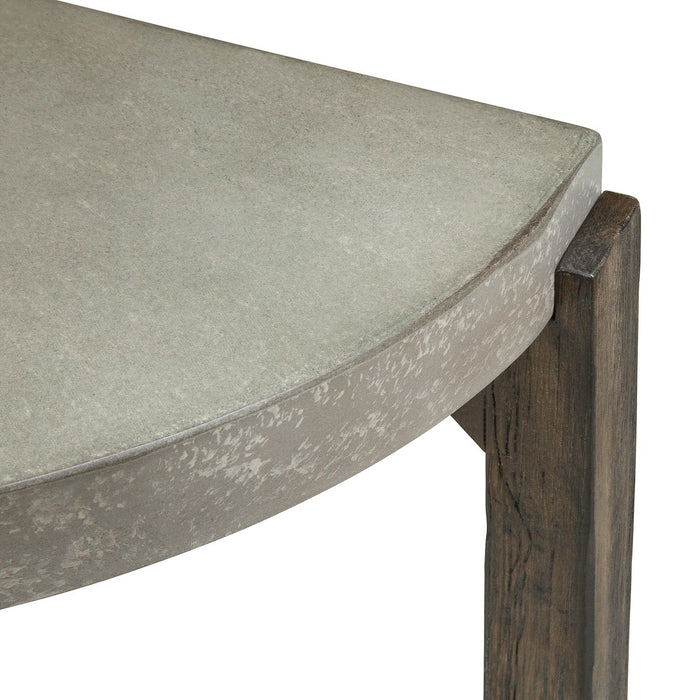 Cascade Sofa Table in Wire Brush Rustic Brown - Discount Furniture World (Burlington,NC)