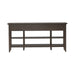 Paradise Valley Hall Console Table in Saddle Brown EST SHIP TIME APPX 4 WEEKS image