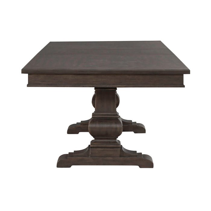 Paradise Valley Trestle Table Set - Discount Furniture World (Burlington,NC)