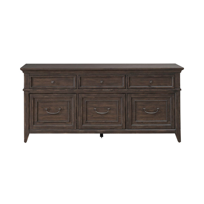 Paradise Valley Credenza in Saddle Brown image