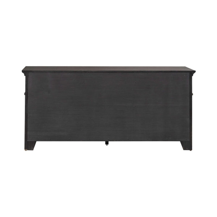Liberty Furniture Paradise Valley Credenza in Saddle Brown