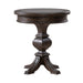 Paradise Valley Round Chairside Table in Saddle Brown image