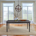 Paradise Valley Rectangular Leg Table in Saddle Brown - Discount Furniture World (Burlington,NC)