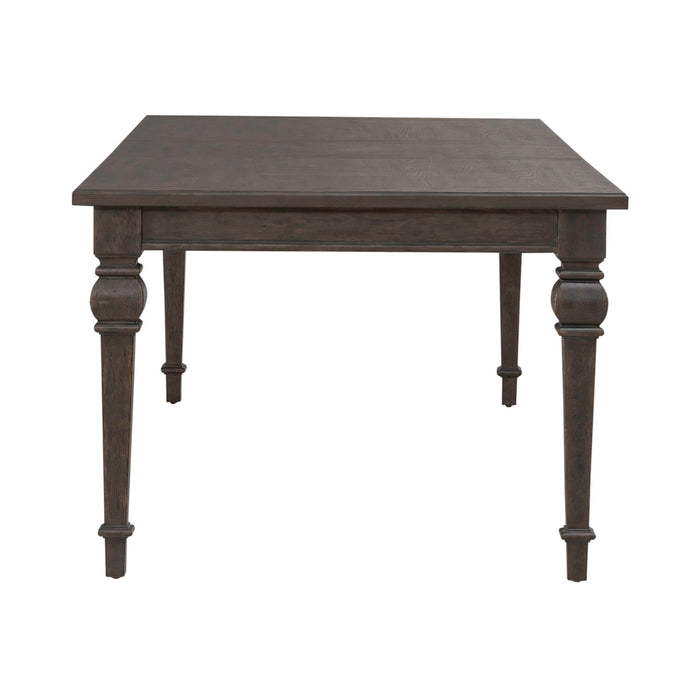 Paradise Valley Rectangular Leg Table in Saddle Brown - Discount Furniture World (Burlington,NC)