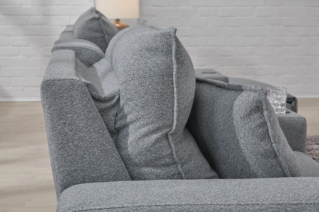Modmax II Power Reclining Sectional with Chaise and Audio Console