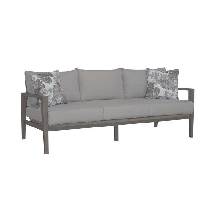 Liberty Furniture Plantation Key Outdoor Sofa in Granite