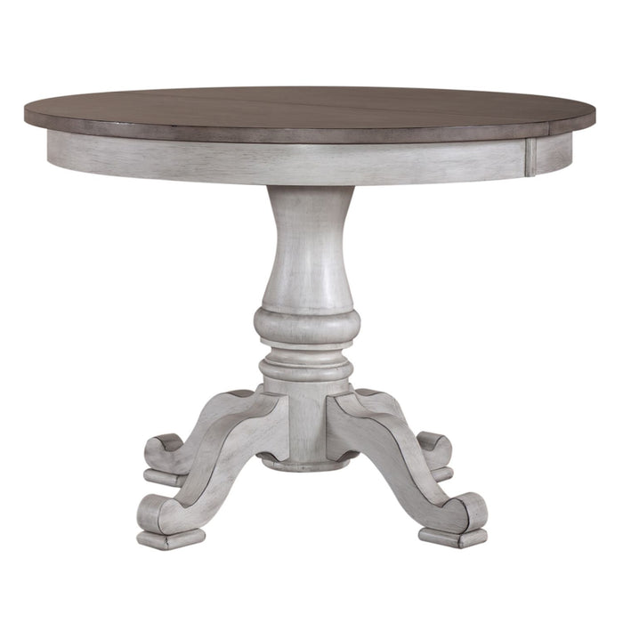Ocean Isle Pedestal Table Set - Discount Furniture World (Burlington,NC)