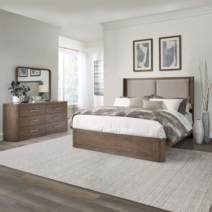 South Bend King California Shelter Bed, Dresser & Mirror image