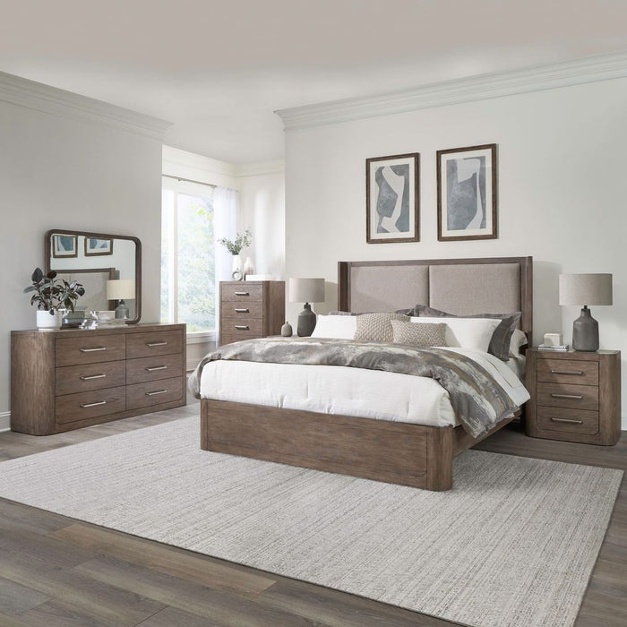 Liberty Furniture South Bend King Shelter Bed in Burnished Clay