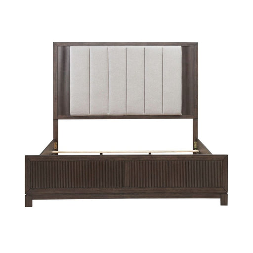 Liberty Furniture Modern Edge King Upholstered Bed in Caffe image