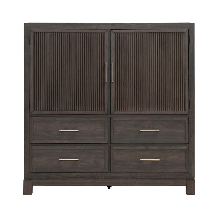 Modern Edge Dressing Chest in Caffe - Discount Furniture World (Burlington,NC)