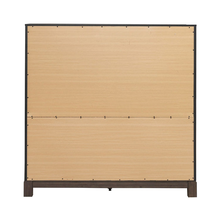 Modern Edge Dressing Chest in Caffe - Discount Furniture World (Burlington,NC)