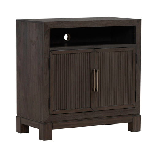 Modern Edge Bedside Chest w/ Charging Station - Discount Furniture World (Burlington,NC)