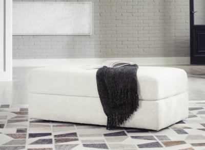 Karinne Oversized Accent Ottoman - Discount Furniture World (Burlington,NC)
