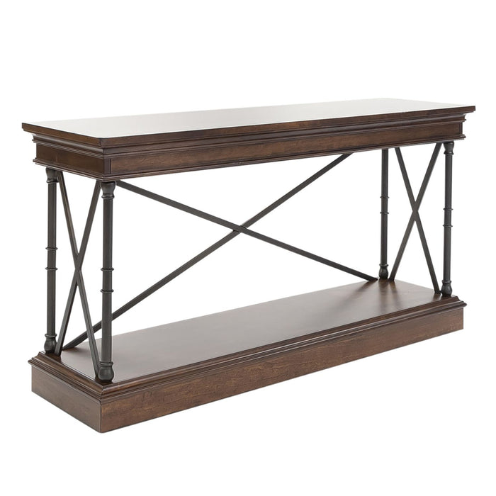 Tribeca Rectangular Sofa Table in Cordovian Brown - Discount Furniture World (Burlington,NC)