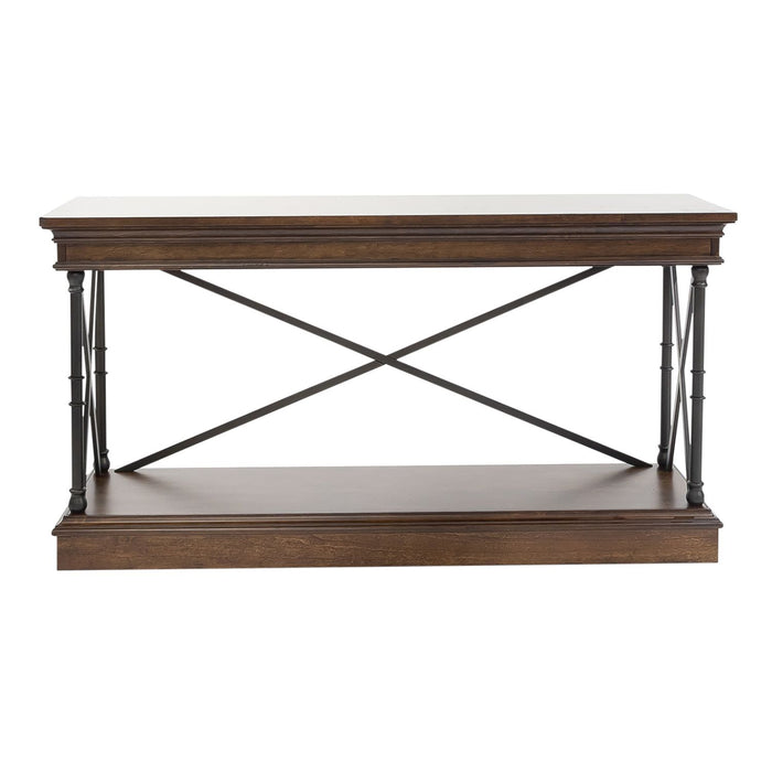Tribeca Rectangular Sofa Table in Cordovian Brown - Discount Furniture World (Burlington,NC)
