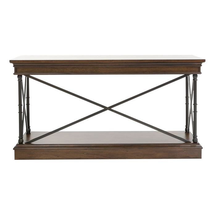 Tribeca Rectangular Sofa Table in Cordovian Brown - Discount Furniture World (Burlington,NC)