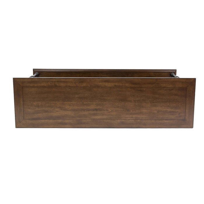 Tribeca Rectangular Sofa Table in Cordovian Brown - Discount Furniture World (Burlington,NC)