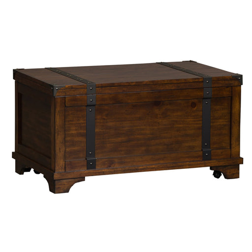 Aspen Skies Storage Trunk in Russet Brown - Discount Furniture World (Burlington,NC)