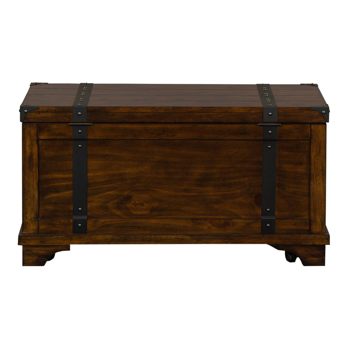 Aspen Skies Storage Trunk in Russet Brown