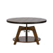 Aspen Skies Motion Cocktail Table in Russet Brown - Discount Furniture World (Burlington,NC)