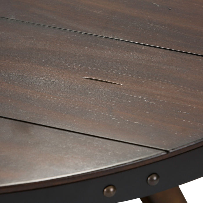 Aspen Skies Motion Cocktail Table in Russet Brown - Discount Furniture World (Burlington,NC)