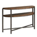 Breckinridge Demilune Sofa Table in Mahogany - Discount Furniture World (Burlington,NC)