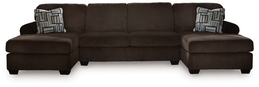 Kimlee Sectional with Double Chaise - Discount Furniture World (Burlington,NC)