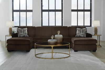 Kimlee Sectional with Double Chaise - Discount Furniture World (Burlington,NC)
