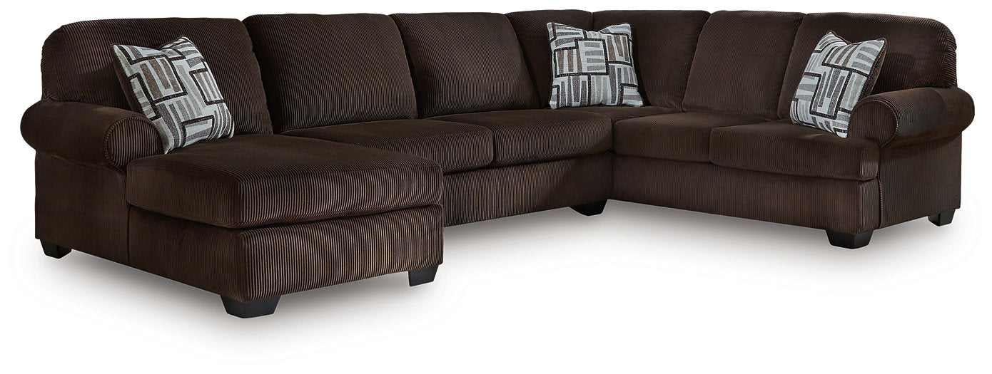 Kimlee Sectional with Chaise - Discount Furniture World (Burlington,NC)