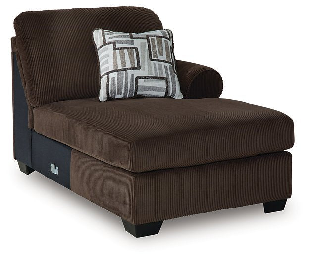 Kimlee Sectional with Double Chaise - Discount Furniture World (Burlington,NC)