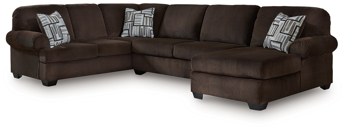 Kimlee Sectional with Chaise - Discount Furniture World (Burlington,NC)