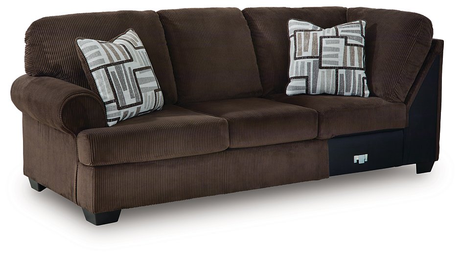 Kimlee Sectional with Chaise - Discount Furniture World (Burlington,NC)
