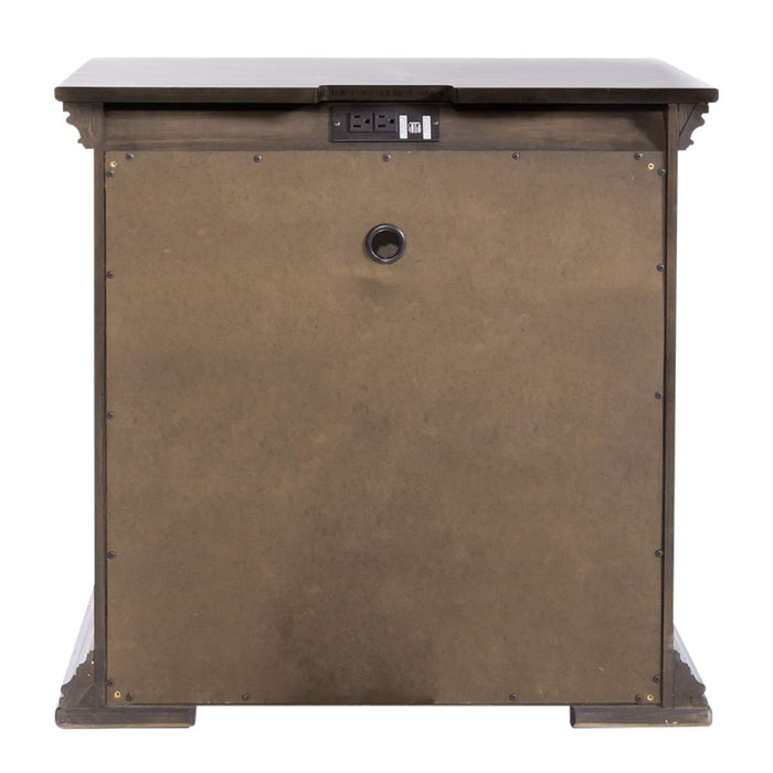 Big Valley 2 Drawer Night Stand w/ Charging Station - Discount Furniture World (Burlington,NC)